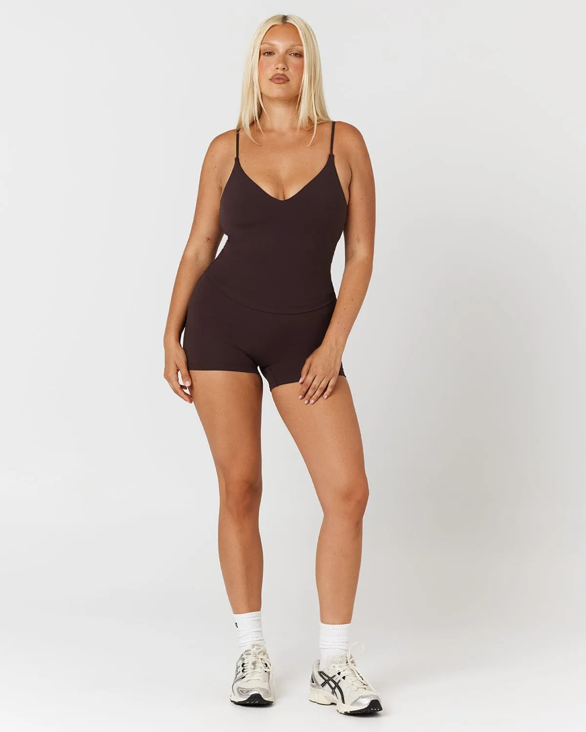 Form Invisible Scrunch Shorts 4" | Espresso sold by CSB product image thumbnail 4