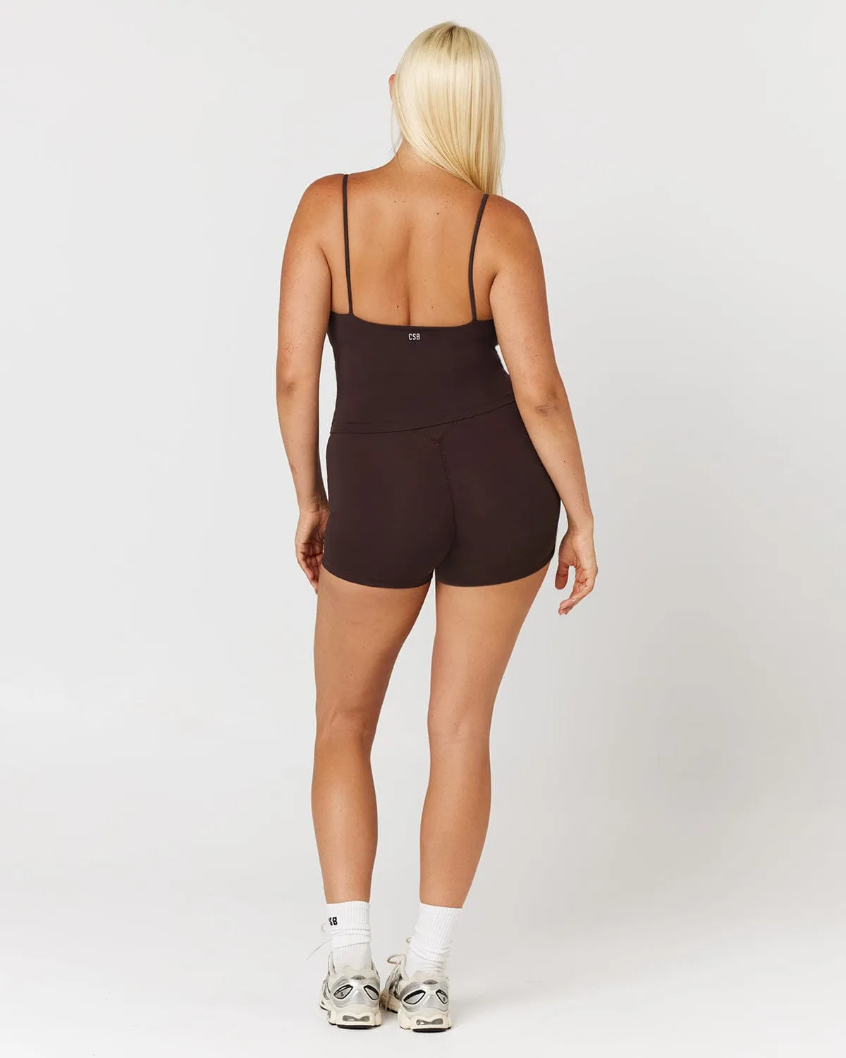 Form Invisible Scrunch Shorts 4" | Espresso sold by CSB product image thumbnail 5