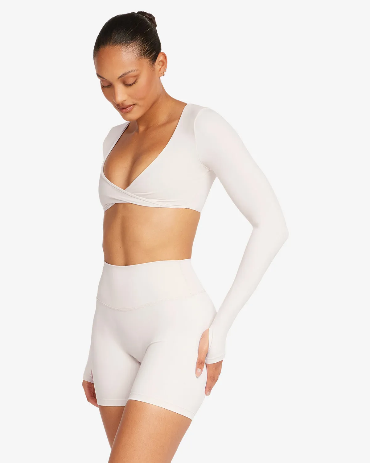 Fade Sierra Long Sleeve Crop | Vanilla sold by CSB product image thumbnail 3