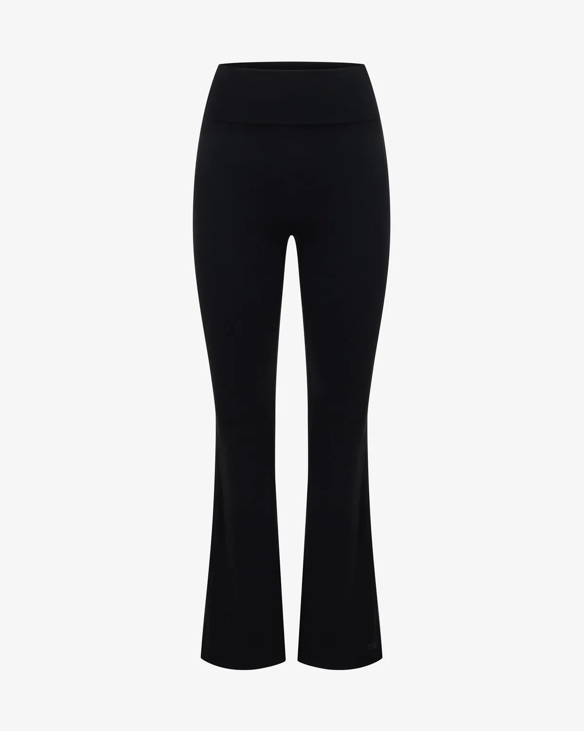 Form Invisible Scrunch Flare Fold Over Leggings | Black sold by CSB product image thumbnail 5