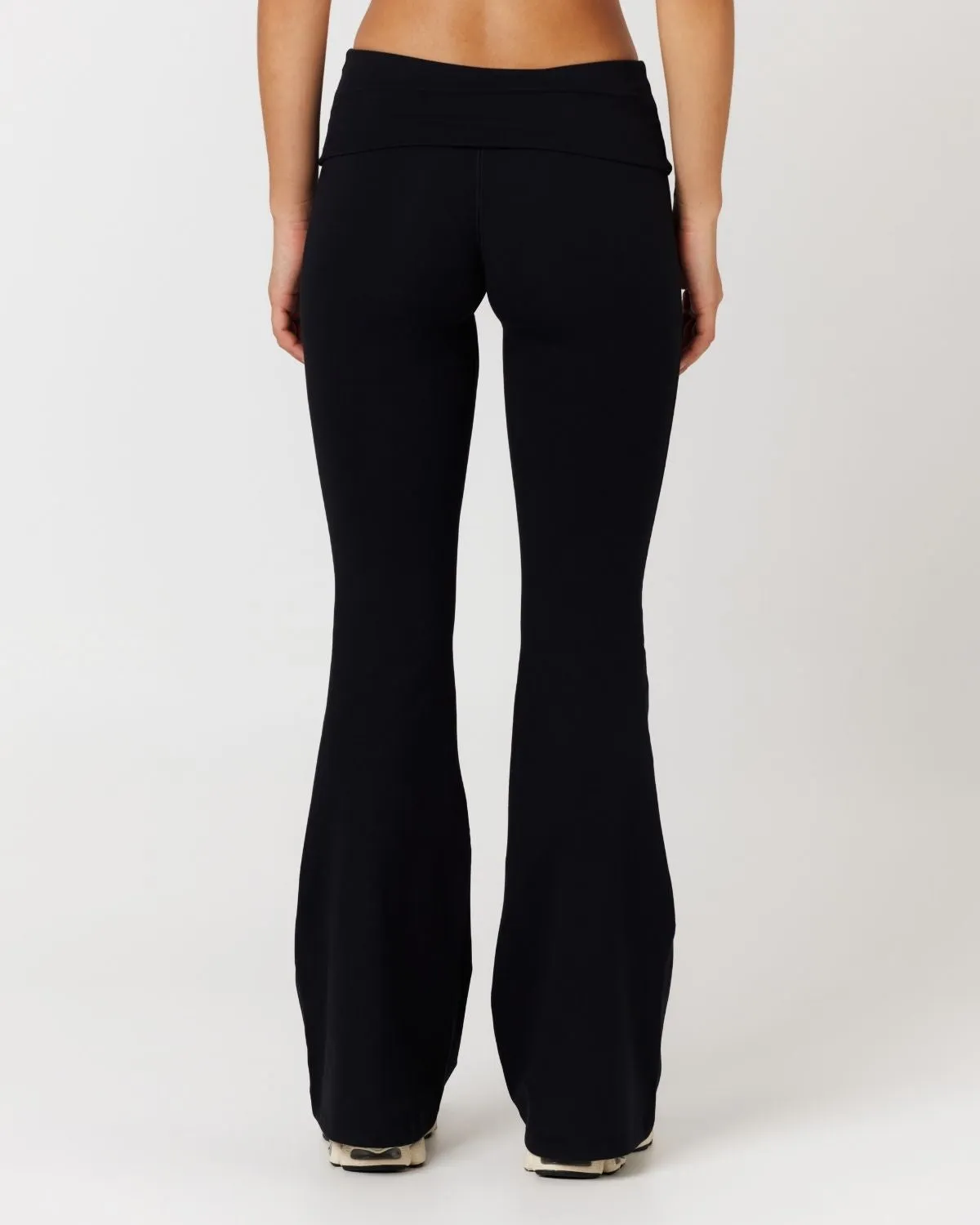 Form Invisible Scrunch Flare Fold Over Leggings | Black sold by CSB product image thumbnail 2
