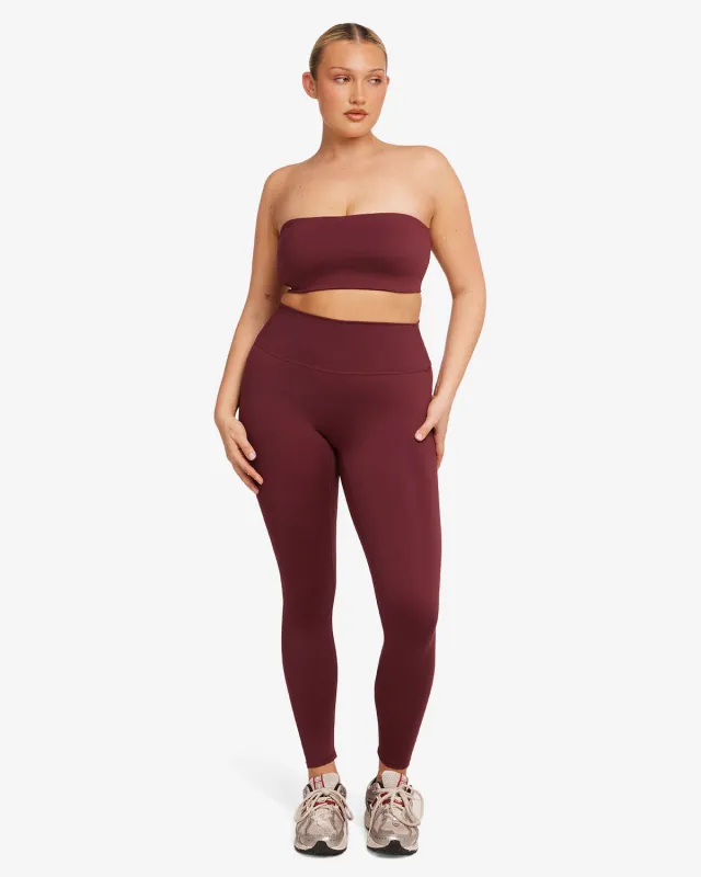 Serenity Leggings | Burgundy made by Crop Shop Boutique