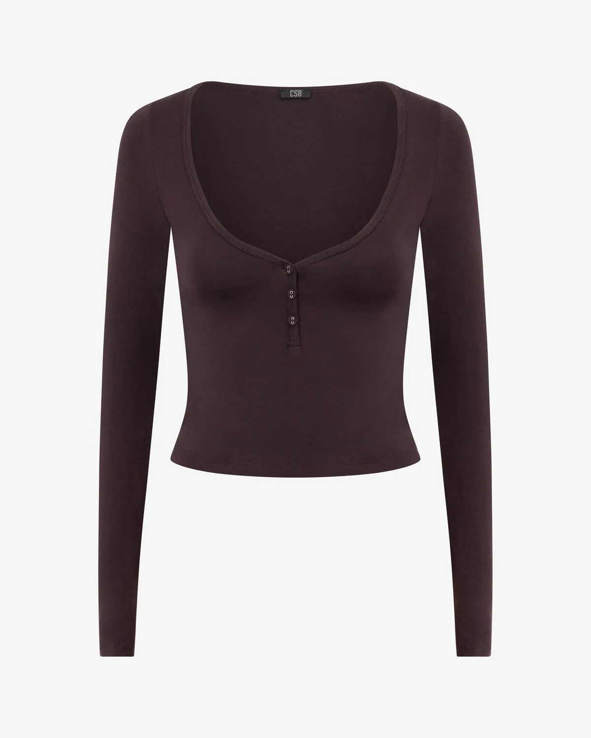 Sleep Long Sleeve Top | Espresso sold by CSB product image thumbnail 4