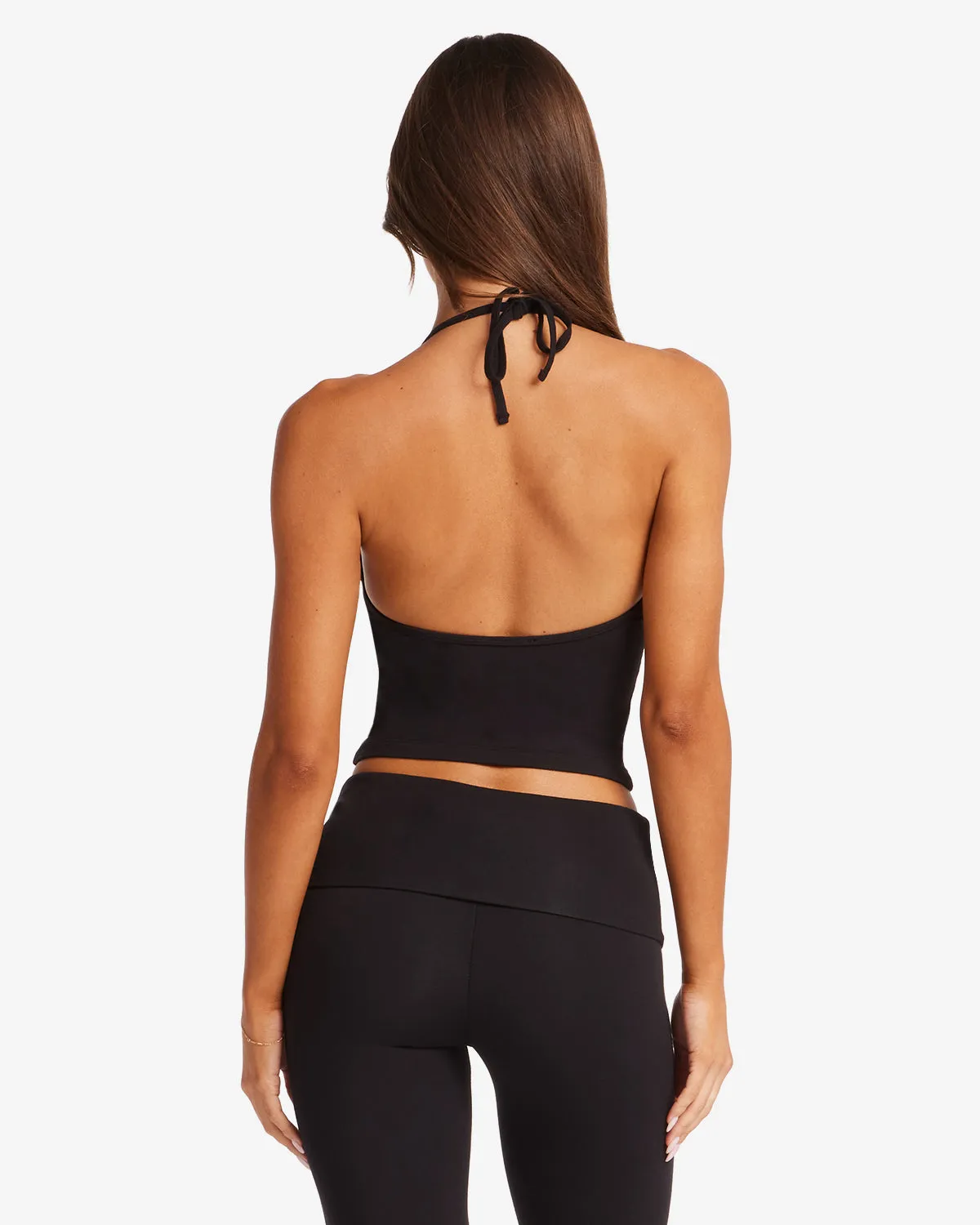 Halter Tie Tank | Black sold by CSB product image thumbnail 3