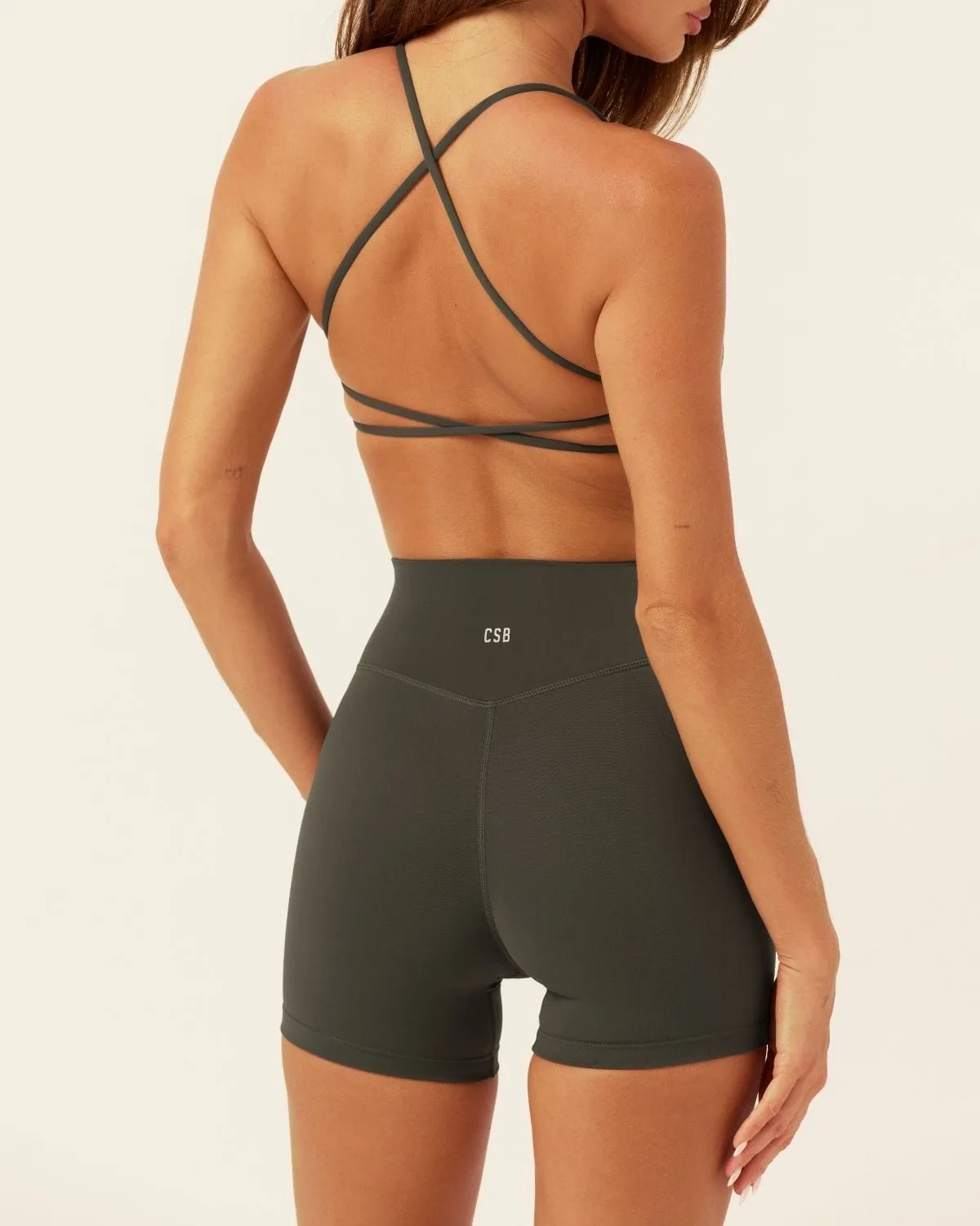 Fade Crossover Shorts 5" | Deep Olive sold by CSB product image thumbnail 5