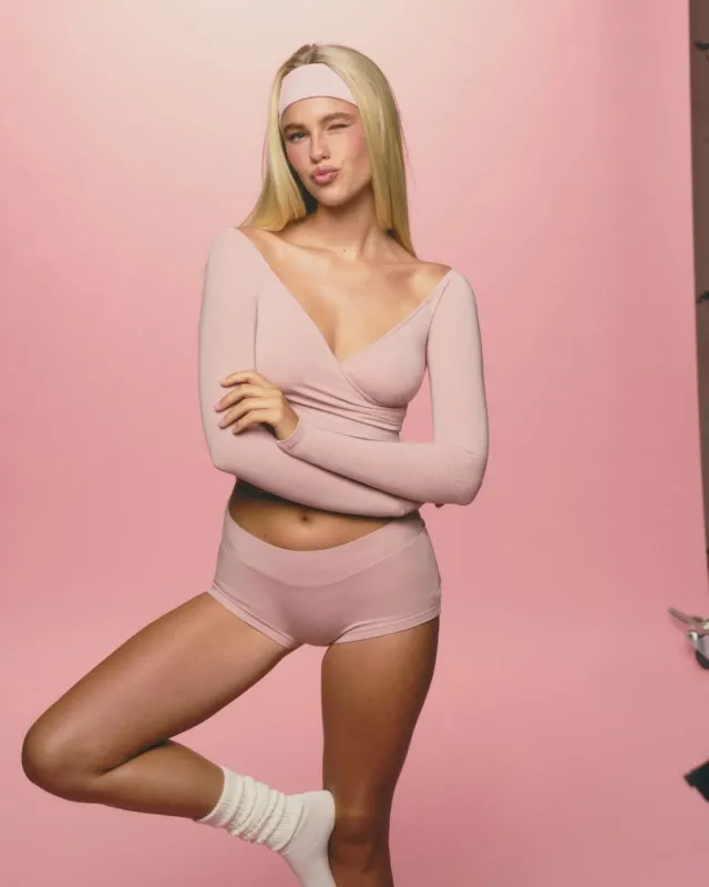 Boy Leg Shorts | Dusty Pink made by Crop Shop Boutique