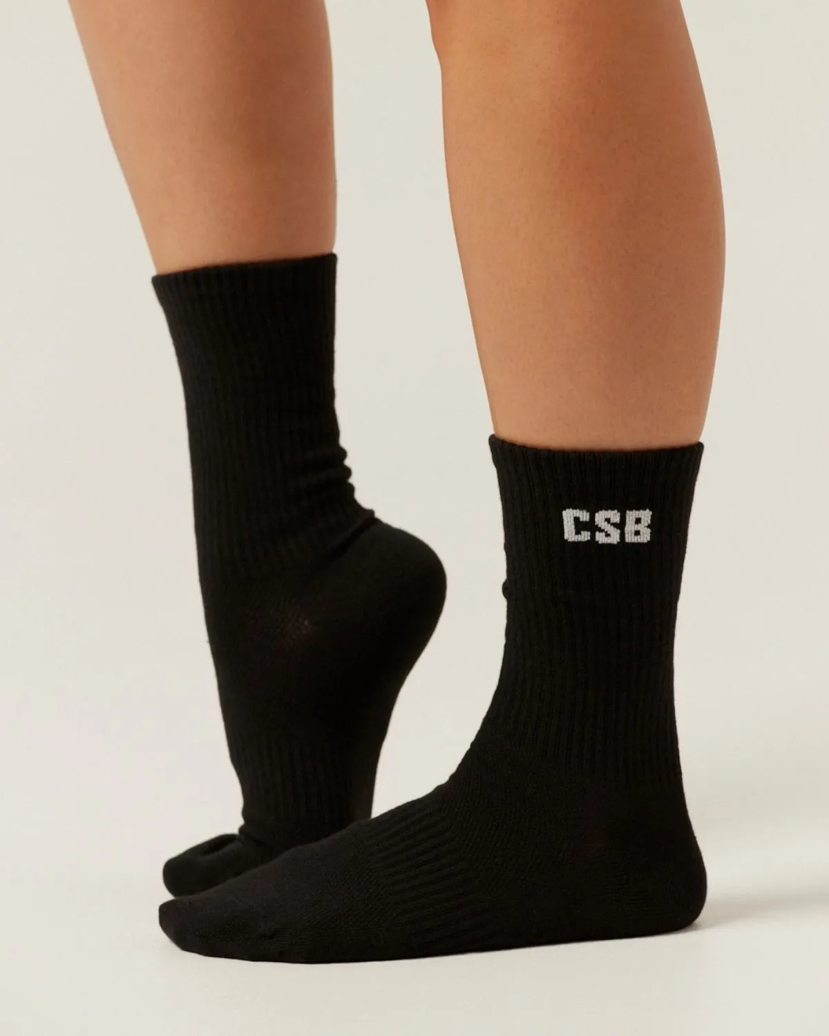 CSB Crew Socks | Black sold by CSB
