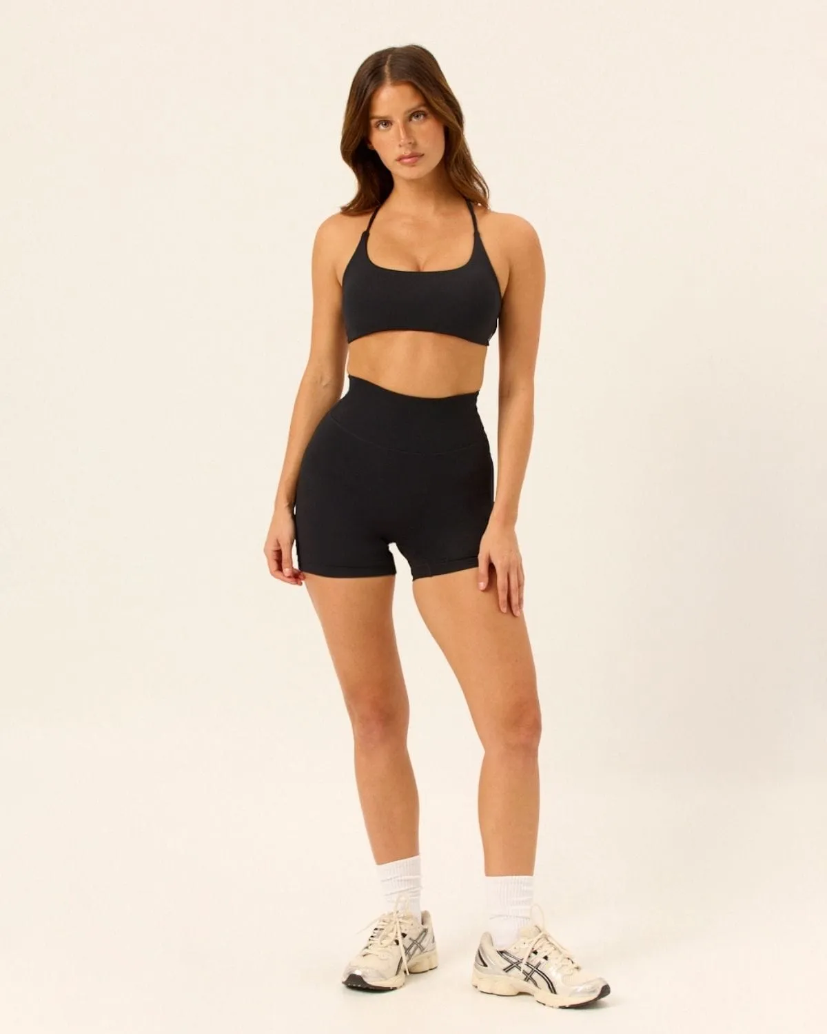 Form Invisible Scrunch High Waist Shorts 5" | Black sold by CSB
