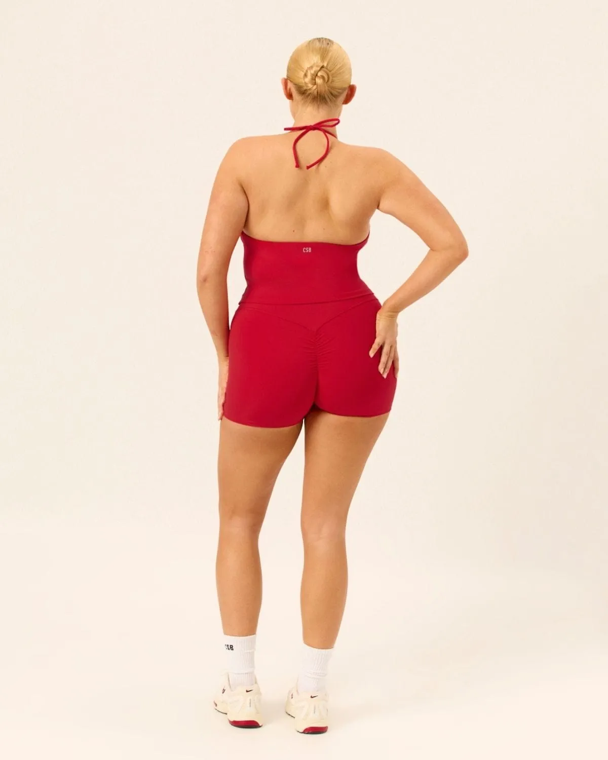 Serenity Scrunch Shorts 4" | Chilli sold by CSB product image thumbnail 5