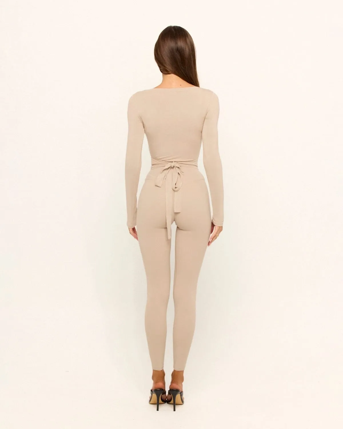 Ballet Wrap Top | Fawn sold by CSB product image thumbnail 2
