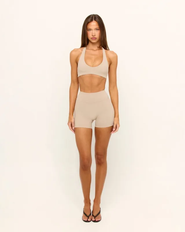 Form Halter Crop | Fawn sold by CSB
