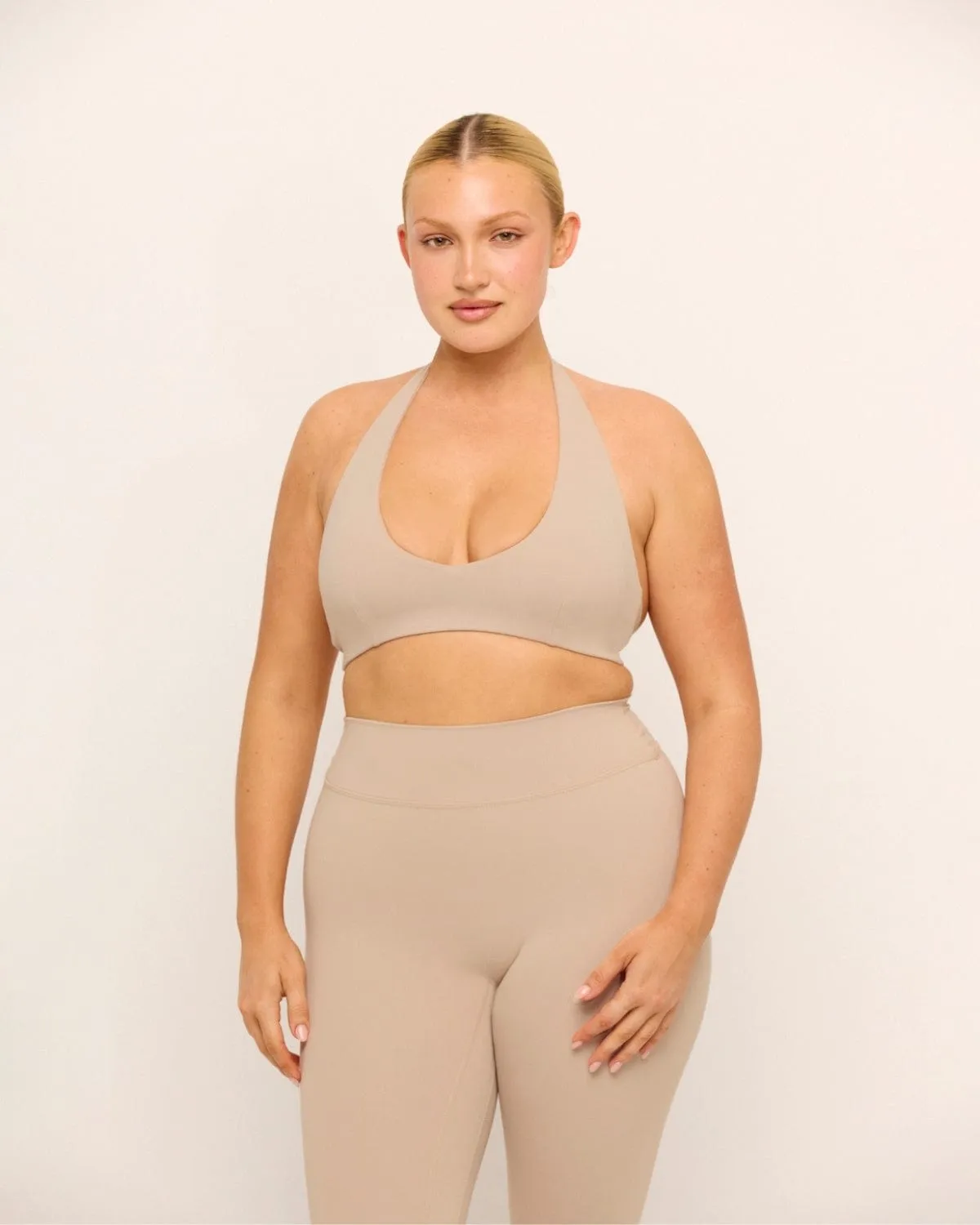 Form Halter Crop | Fawn sold by CSB product image thumbnail 5