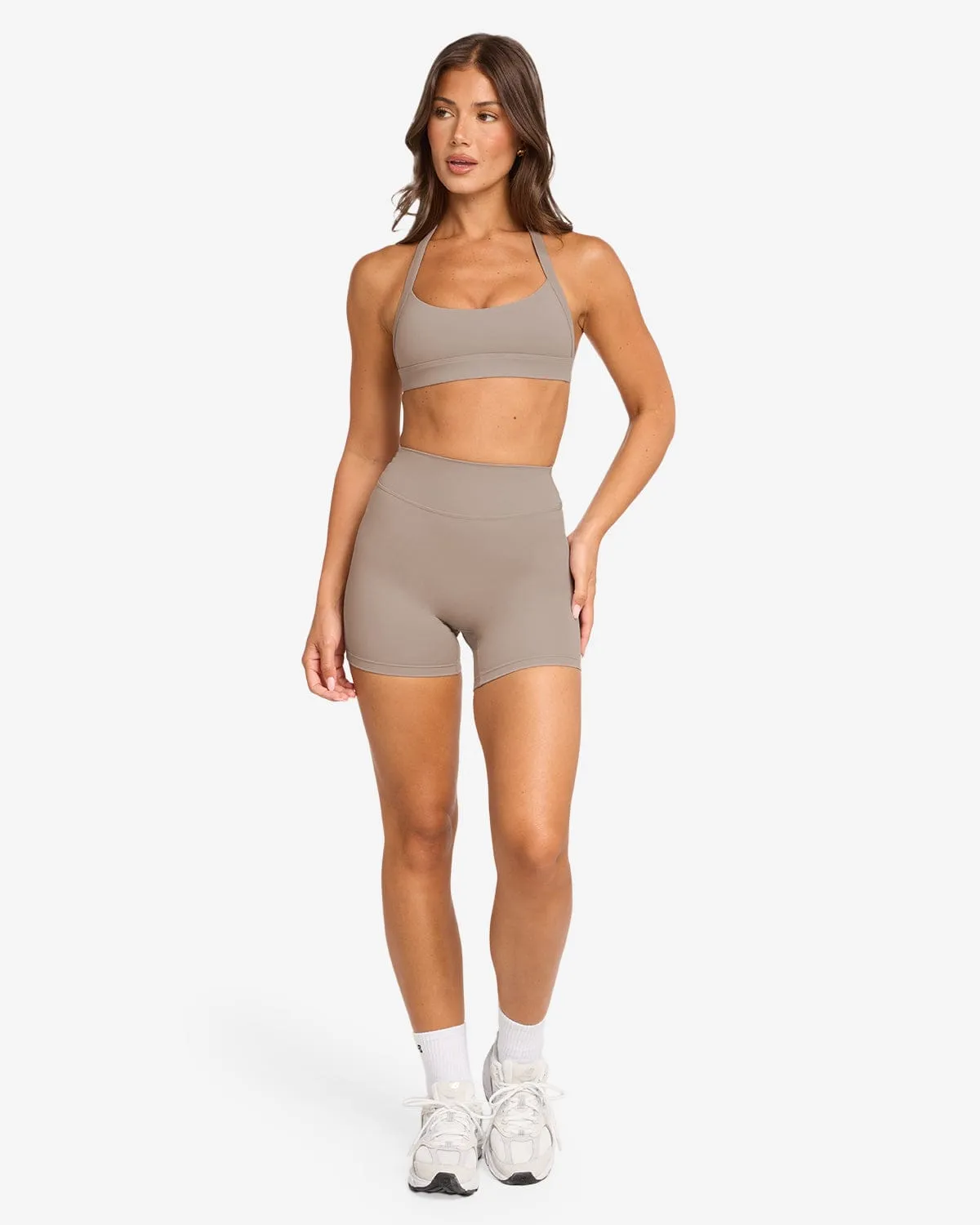Form V Waist Shorts 5" | Latte sold by CSB product image thumbnail 4