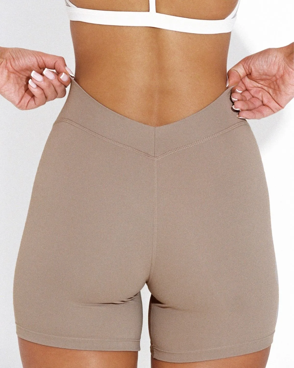 Form V Waist Shorts 5" | Latte sold by CSB product image thumbnail 2