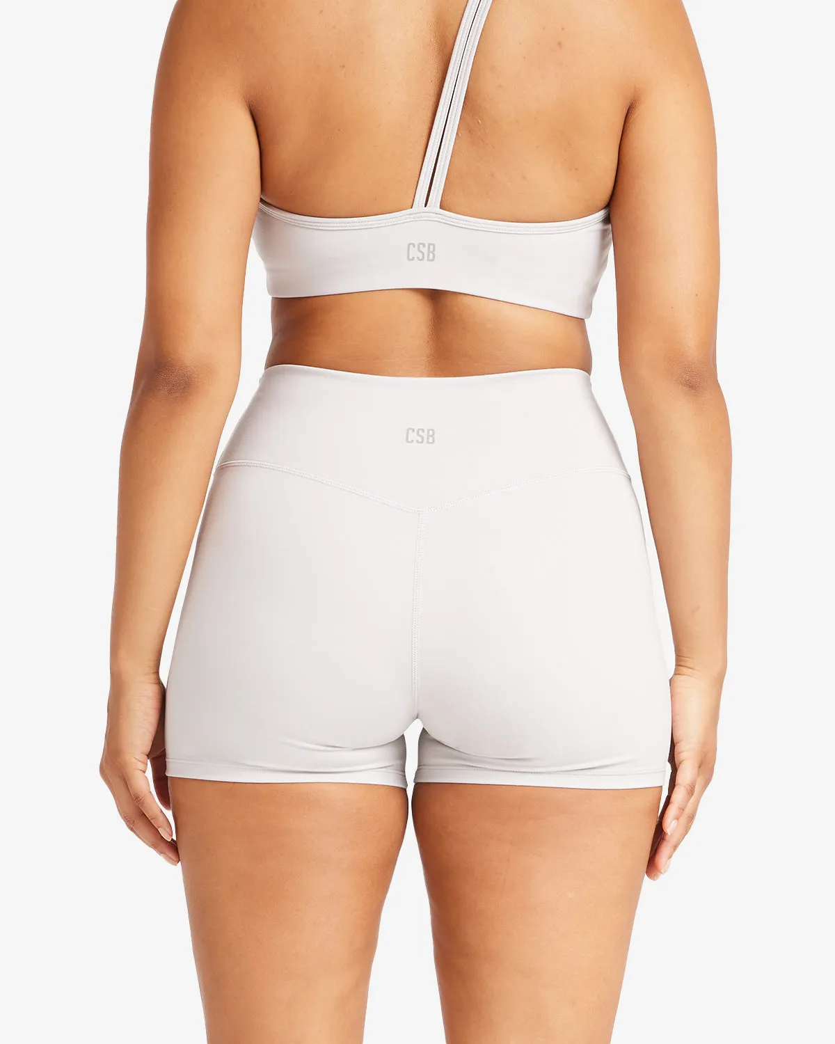 Serenity Drawstring Shorts 4" | Light Grey sold by CSB product image thumbnail 2