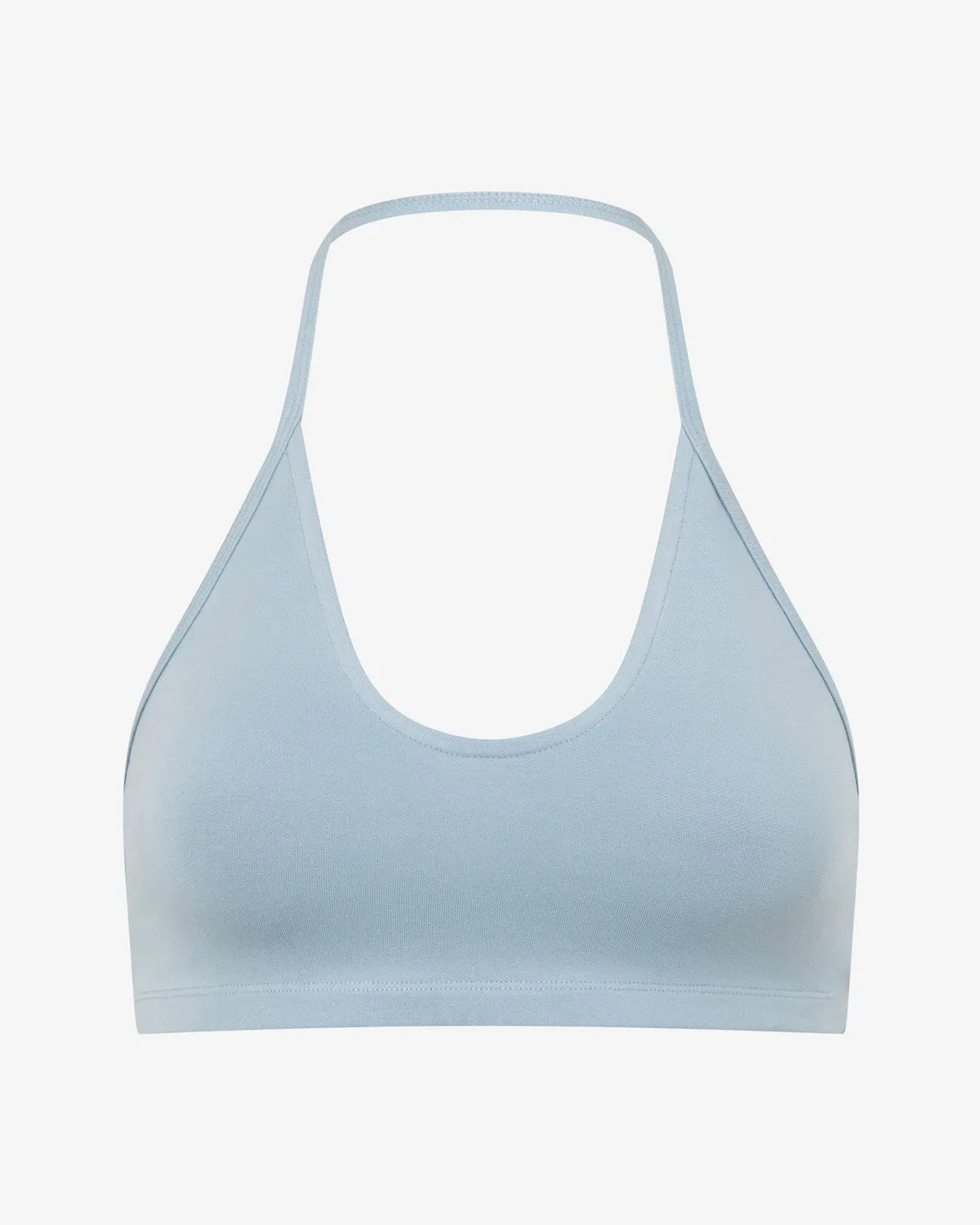 Halter Neck Crop | Dusty Blue sold by CSB product image thumbnail 4