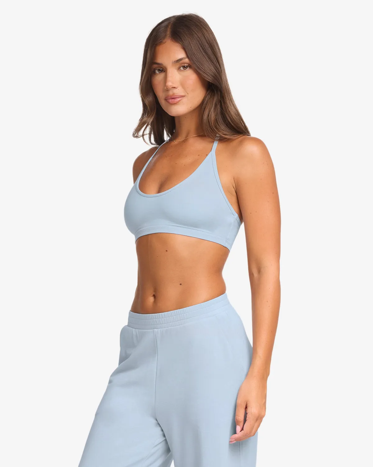 Halter Neck Crop | Dusty Blue sold by CSB product image thumbnail 2