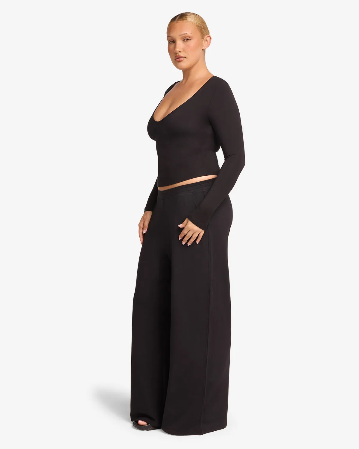 Everyday Wide Leg Pant | Black sold by CSB product image thumbnail 5