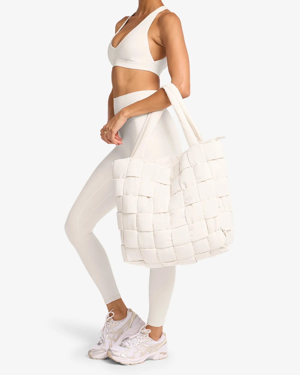 Puffer Tote Bag | Vanilla sold by CSB