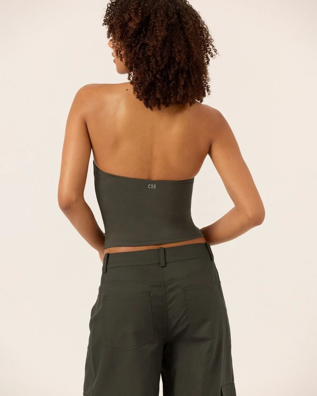 Serenity Demi Tank | Deep Olive sold by CSB product image thumbnail 3