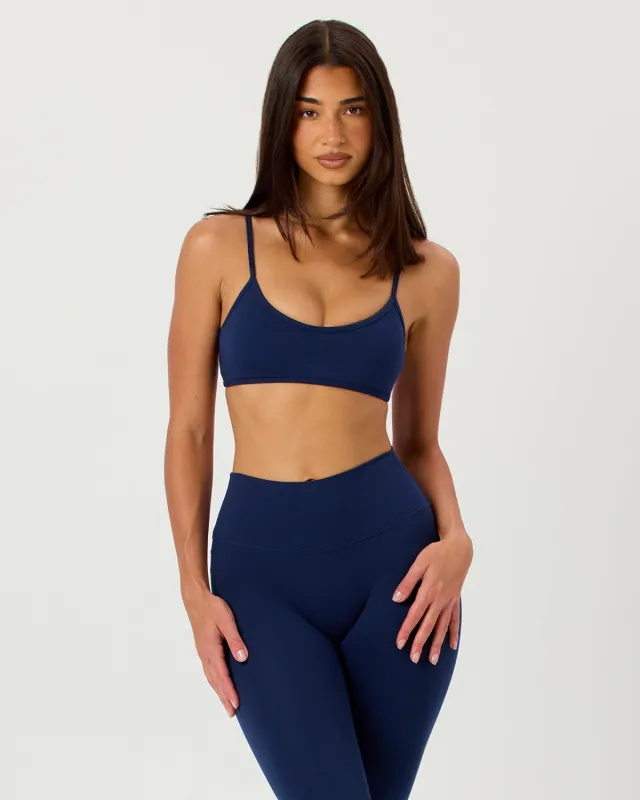 Serenity Ayla Crop | Navy sold by CSB