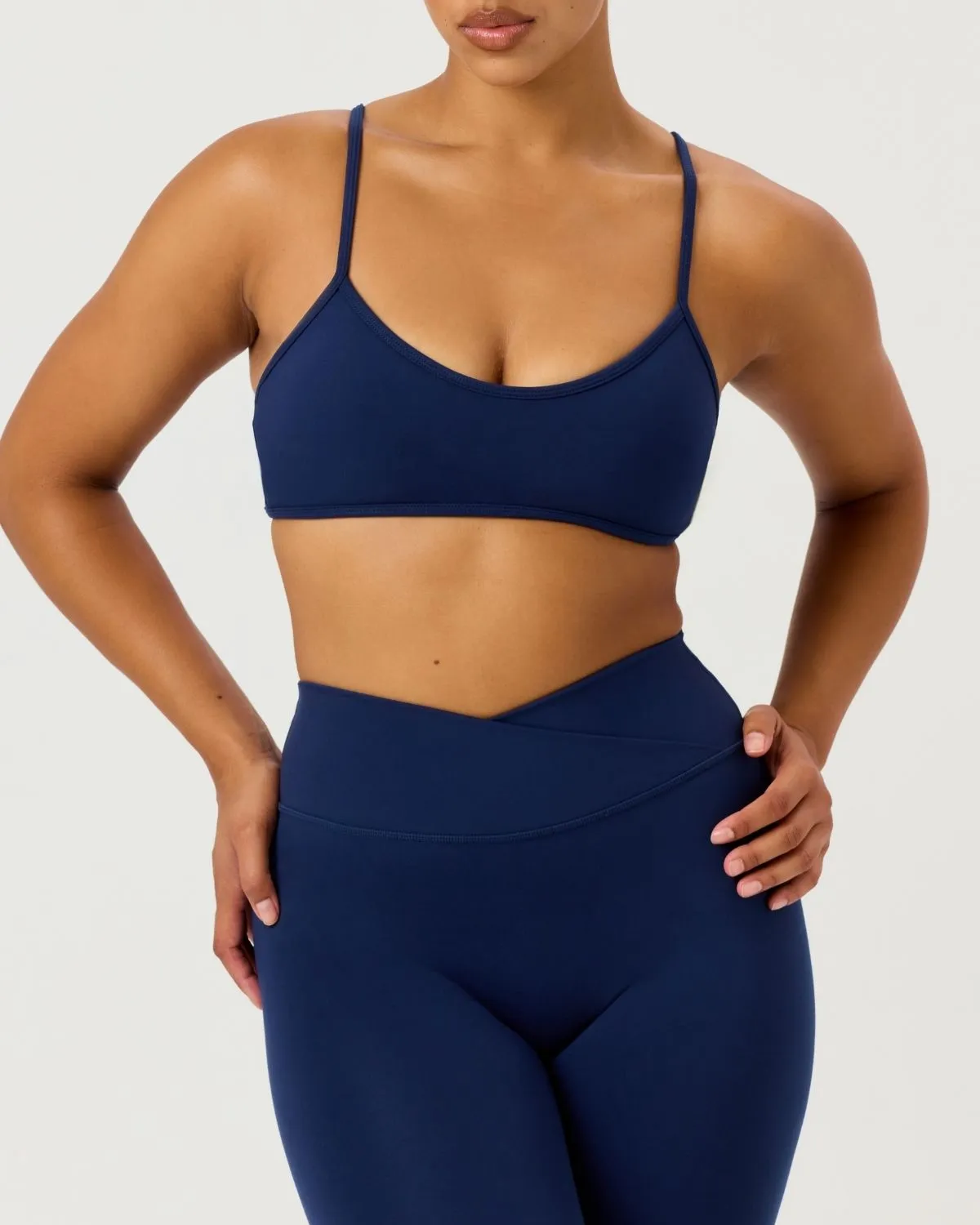 Serenity Crossover Leggings | Navy sold by CSB product image thumbnail 4