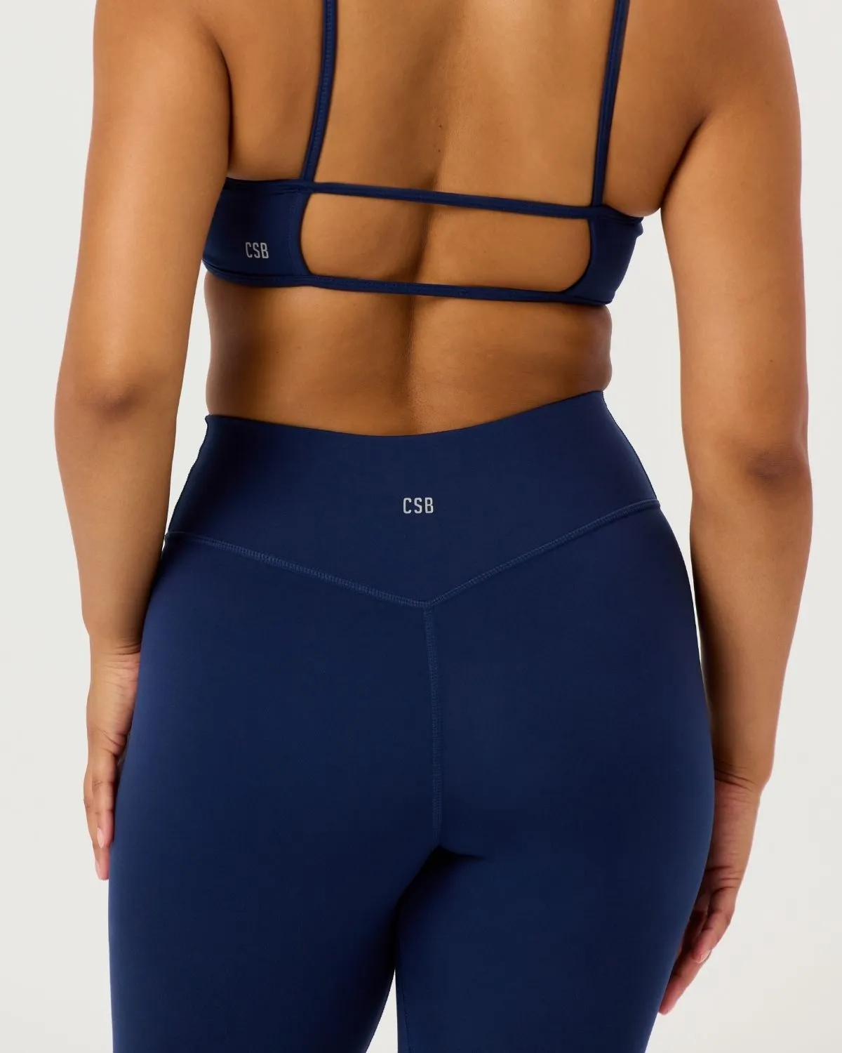 Serenity Crossover Leggings | Navy sold by CSB product image thumbnail 3