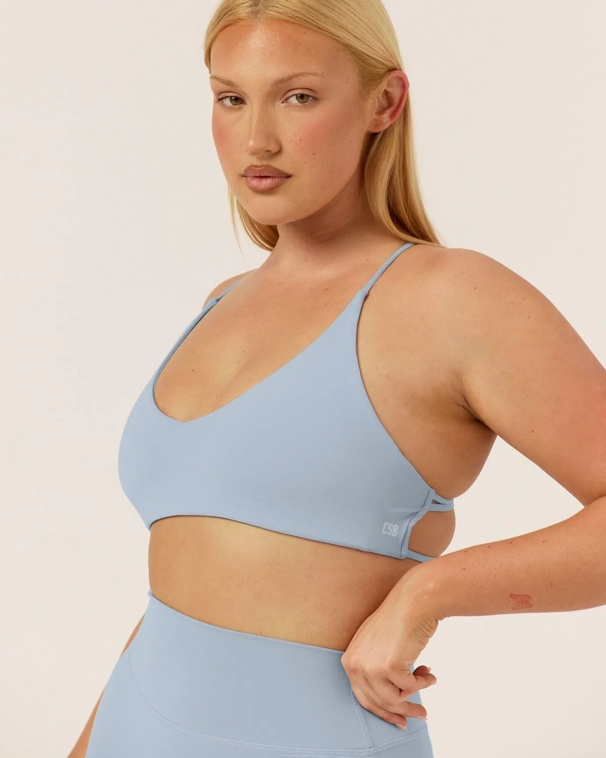 Form Hailey Crop | Dusty Blue sold by CSB product image thumbnail 4