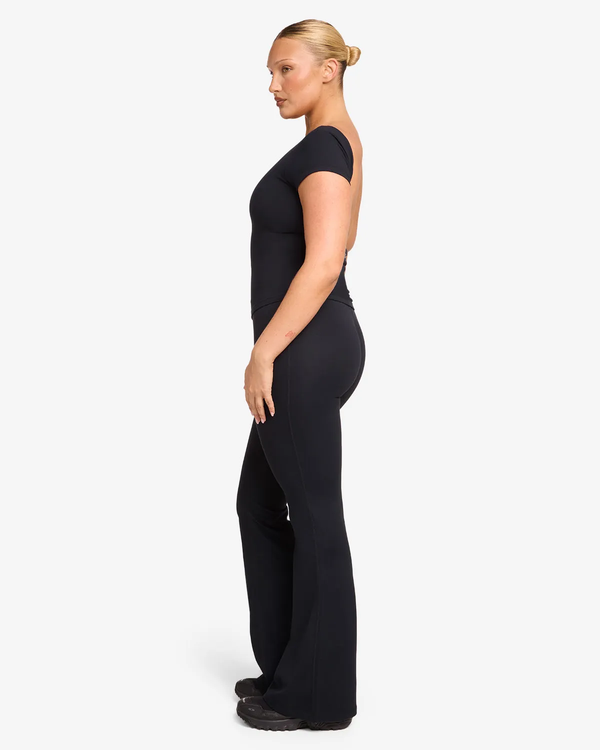 Form Invisible Scrunch Flare Leggings Tall | Black sold by CSB product image thumbnail 3