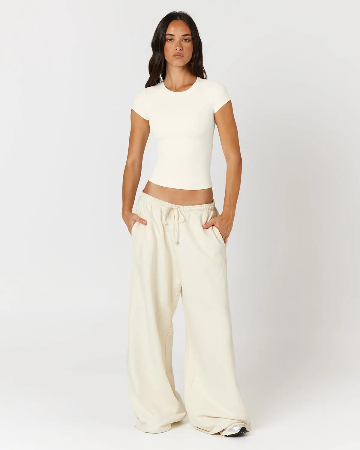 Wide Leg Sweatpants | Milk sold by CSB product image thumbnail 4
