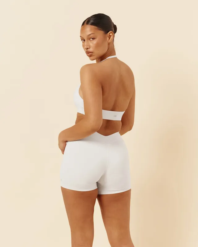Form V Waist Shorts 5" | Vanilla made by Crop Shop Boutique