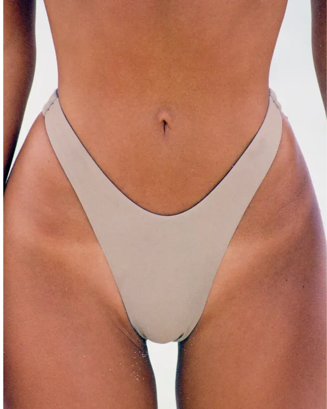 Swim Brazilian Bikini Thong | Almond sold by CSB