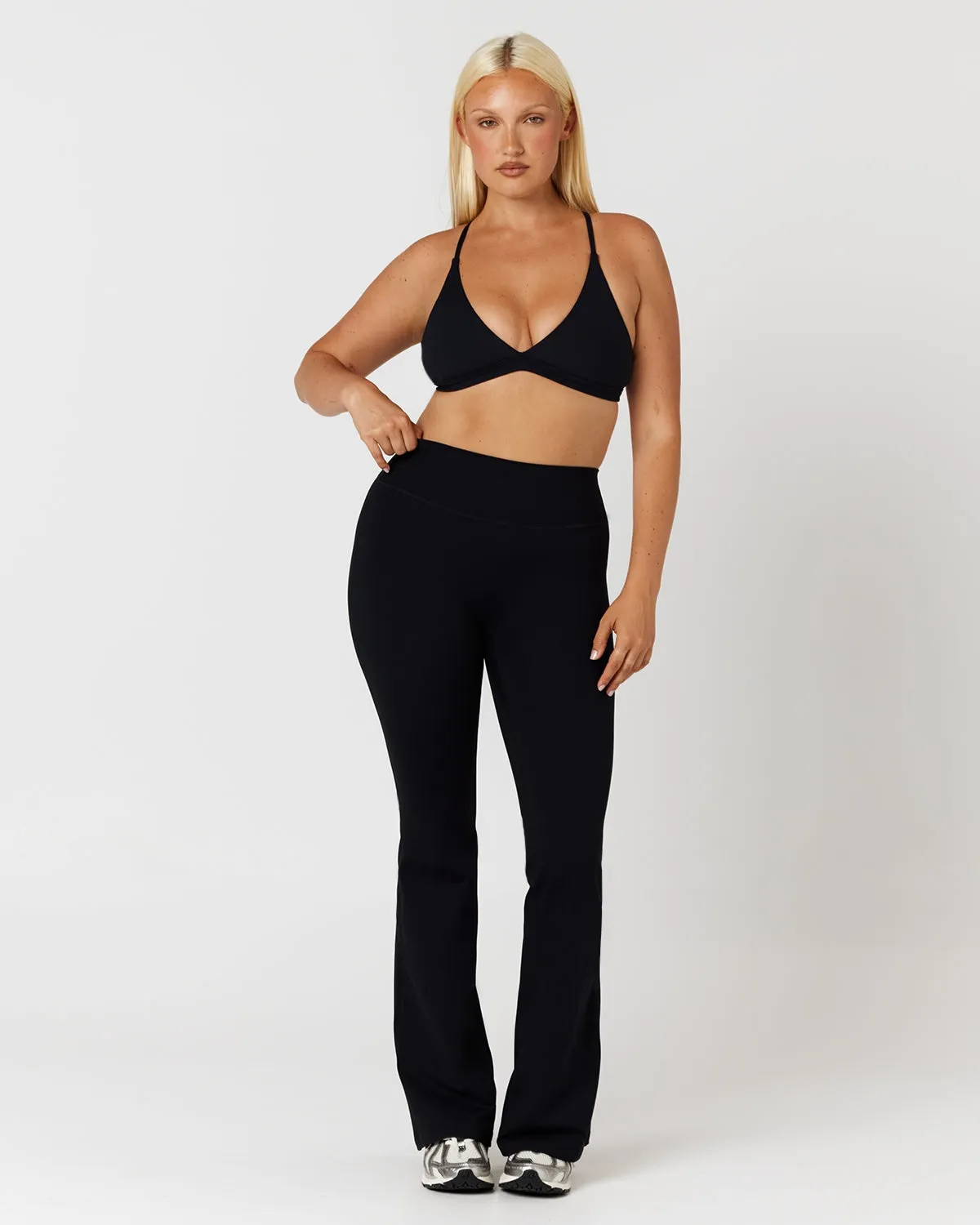 Form Invisible Scrunch Flare Leggings | Black sold by CSB product image thumbnail 4