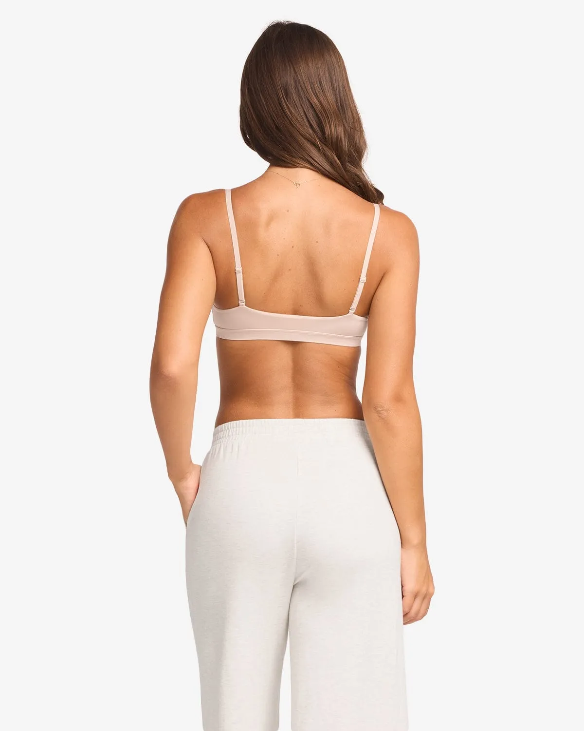Scoop Neck Bralette | Sand sold by CSB product image thumbnail 3