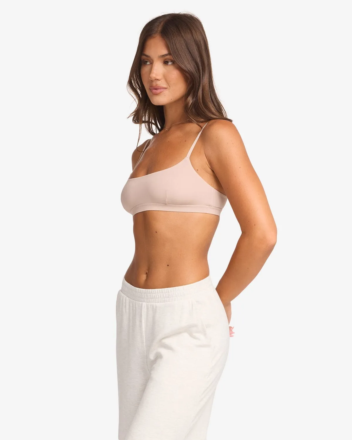 Scoop Neck Bralette | Sand sold by CSB product image thumbnail 2