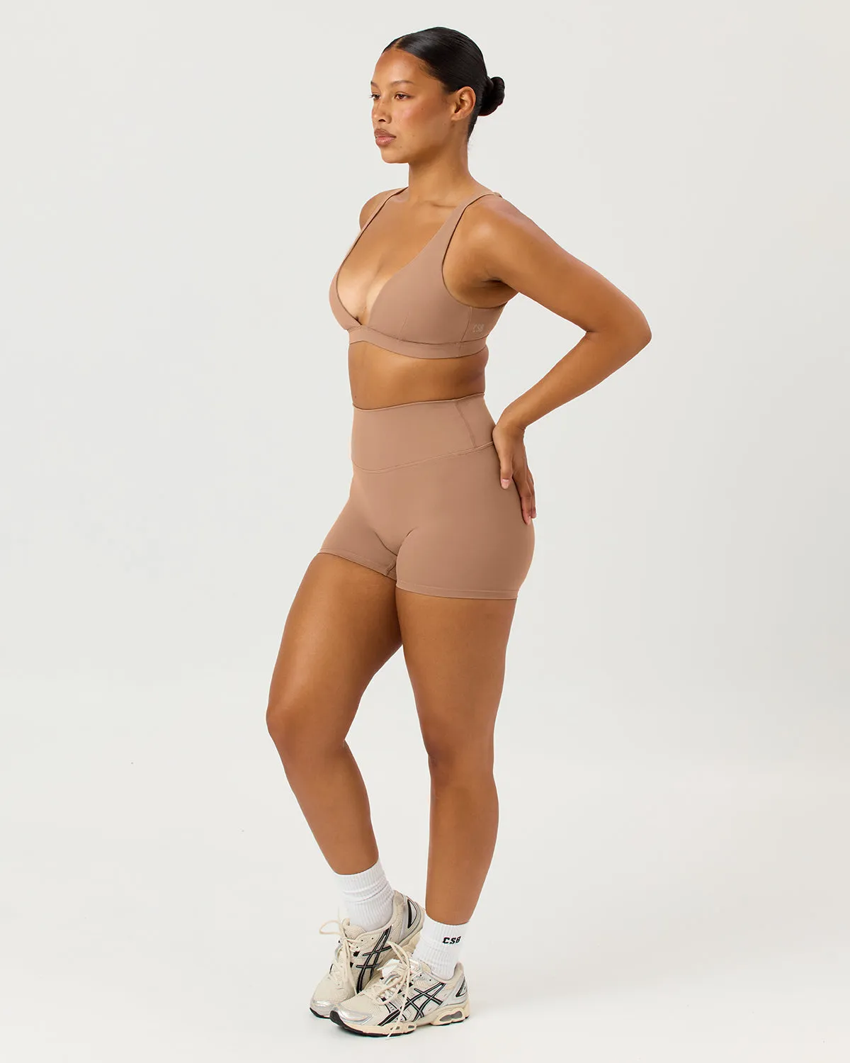 Freedom Scrunch Shorts 4" | Toffee sold by CSB product image thumbnail 2