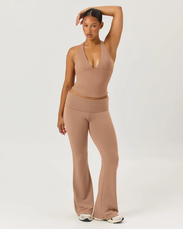Jersey Flare Pant | Toffee sold by CSB