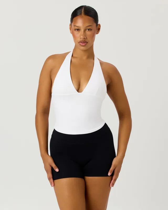 Freedom Halter Tank | White made by Crop Shop Boutique