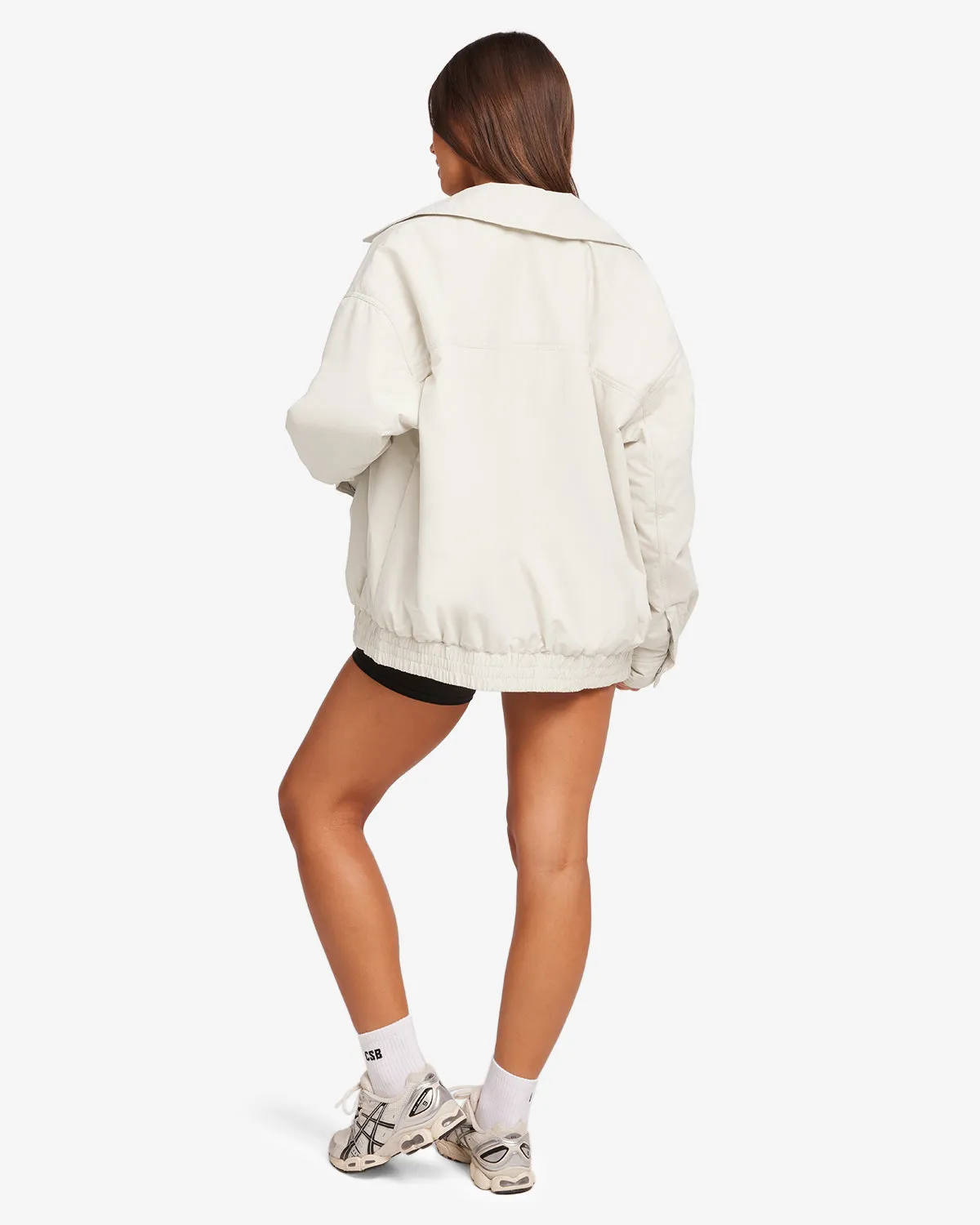 Oversized Bomber Jacket | Oak sold by CSB product image thumbnail 3