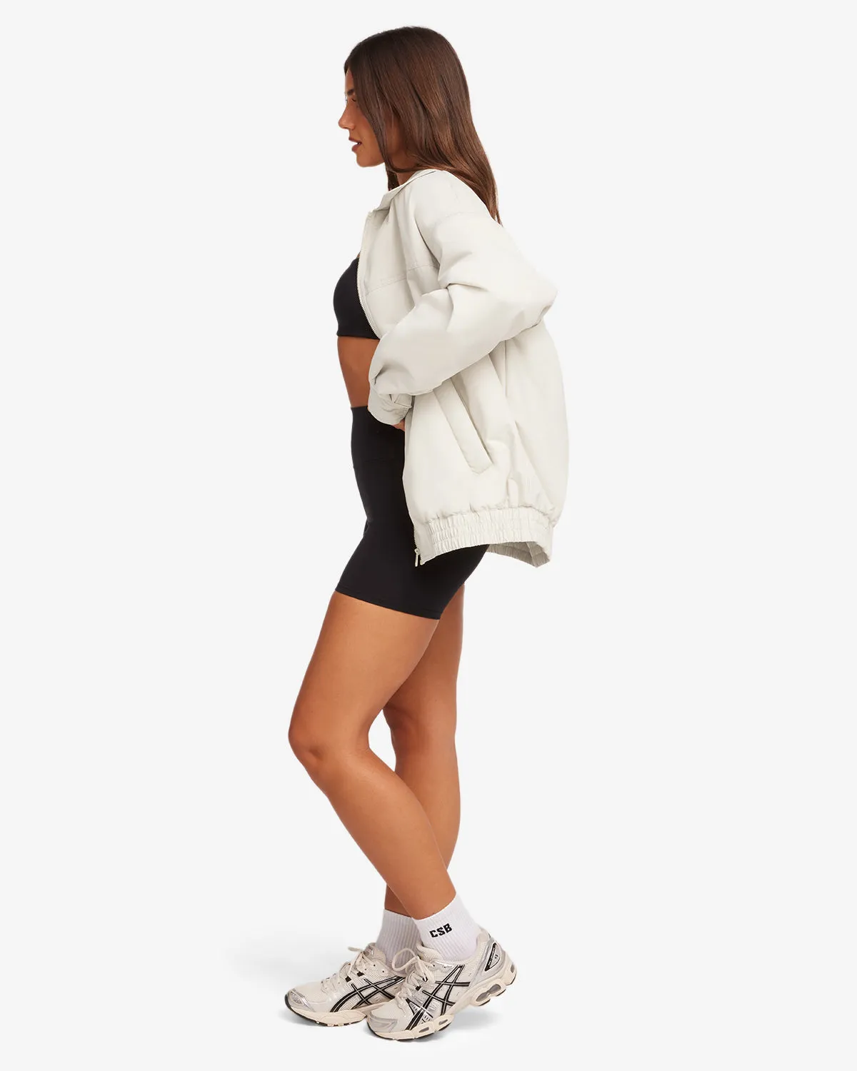 Oversized Bomber Jacket | Oak sold by CSB product image thumbnail 2