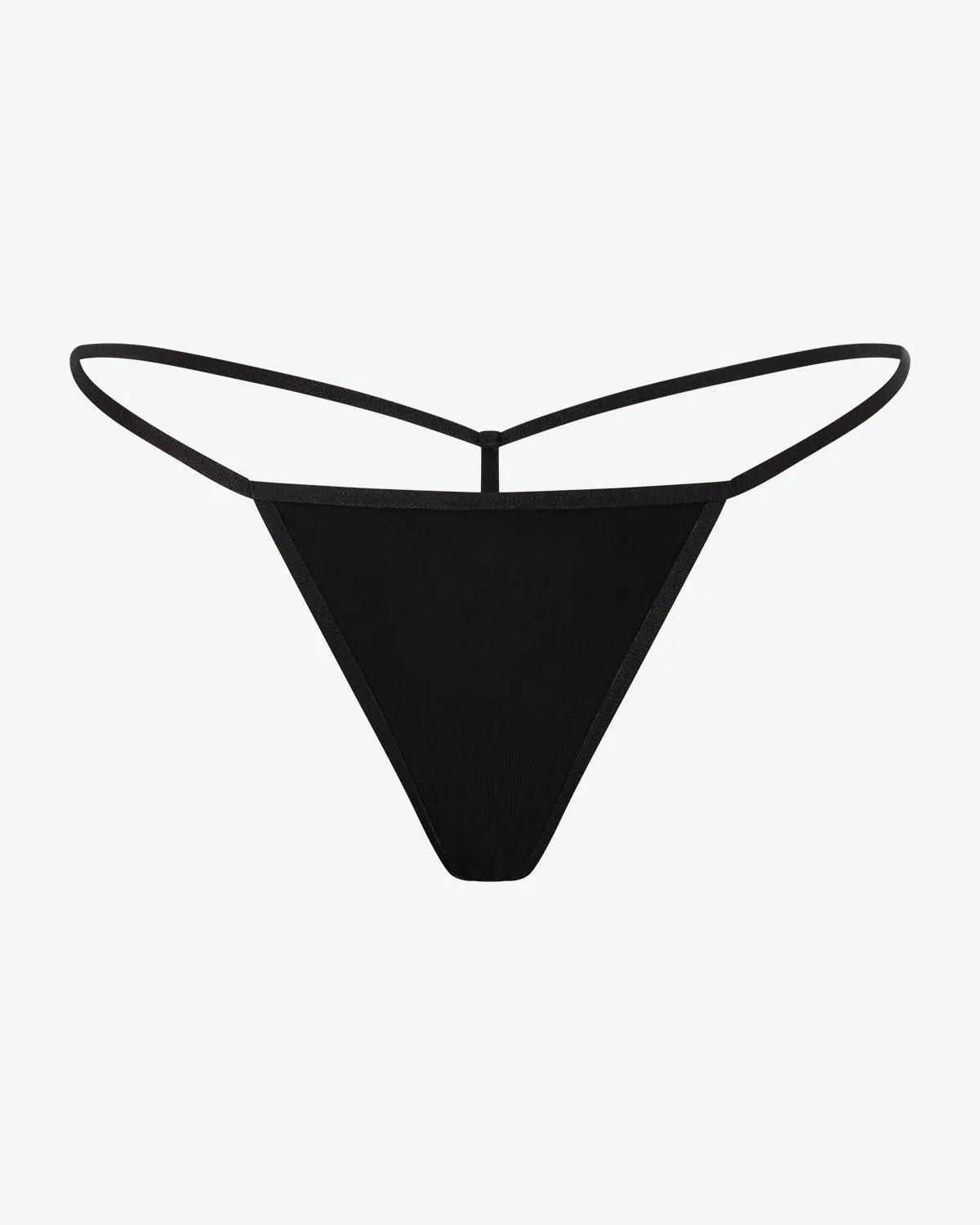 Seamless Bamboo T-String | Black sold by CSB product image thumbnail 4