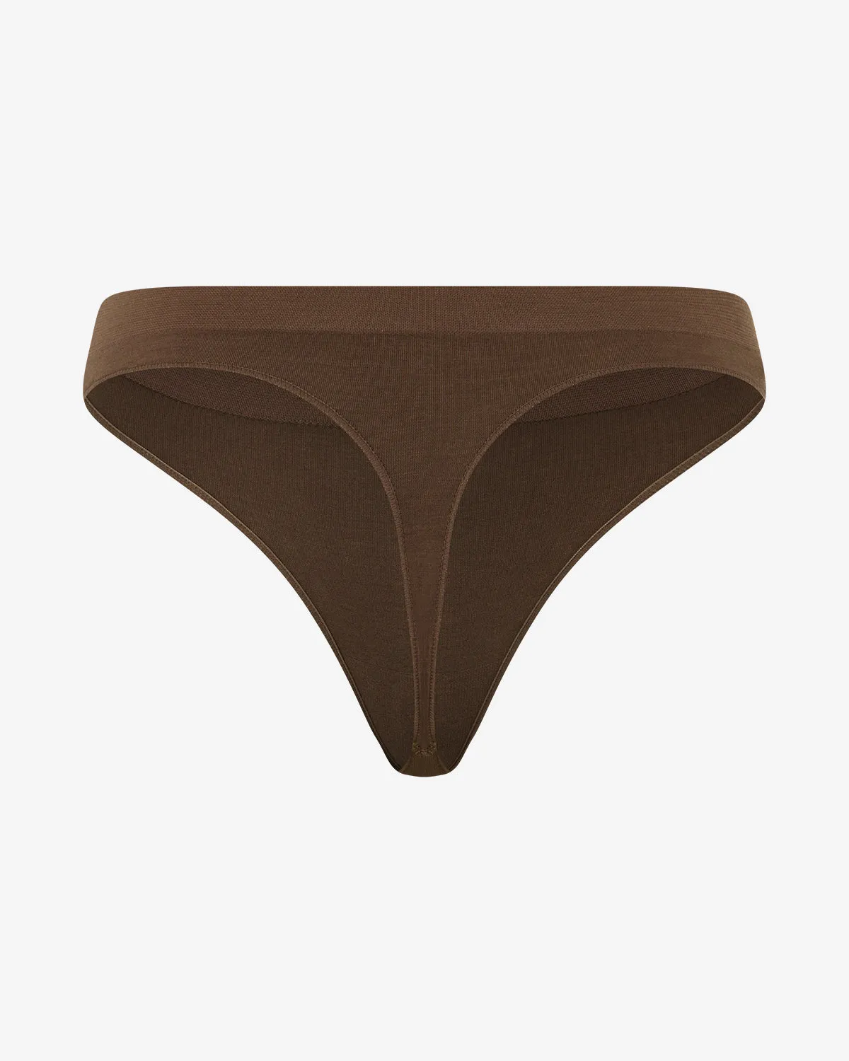 Seamless Bamboo Thong | Chocolate sold by CSB product image thumbnail 5