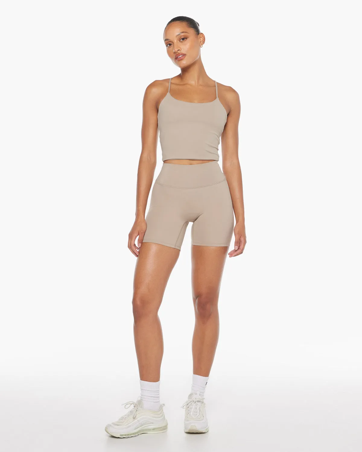 Freedom Scrunch Shorts 6" | Almond sold by CSB