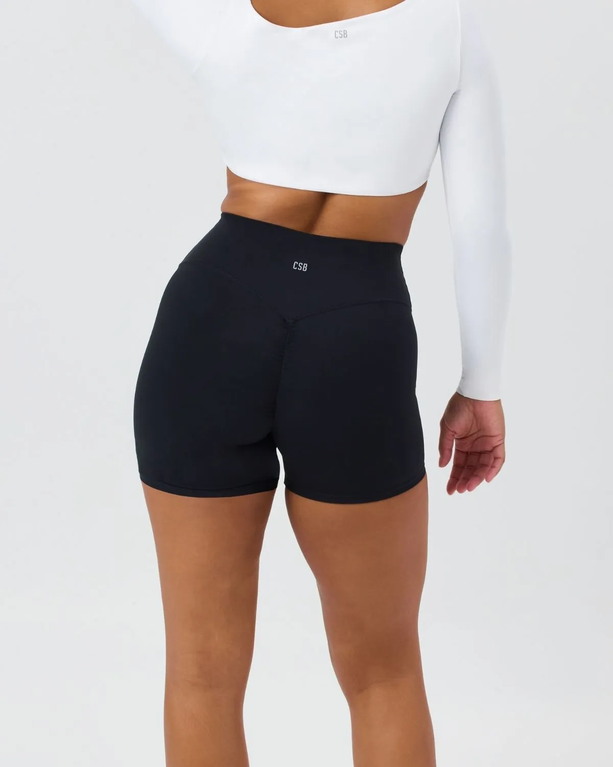 Freedom Scrunch Shorts 4" | Black sold by CSB product image thumbnail 3