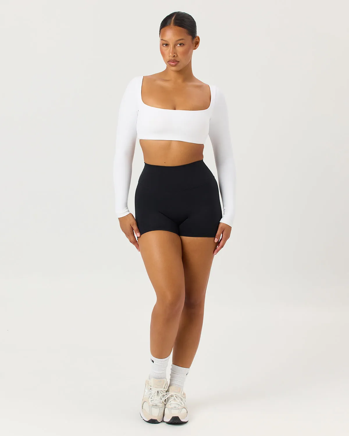 Freedom Scrunch Shorts 4" | Black sold by CSB