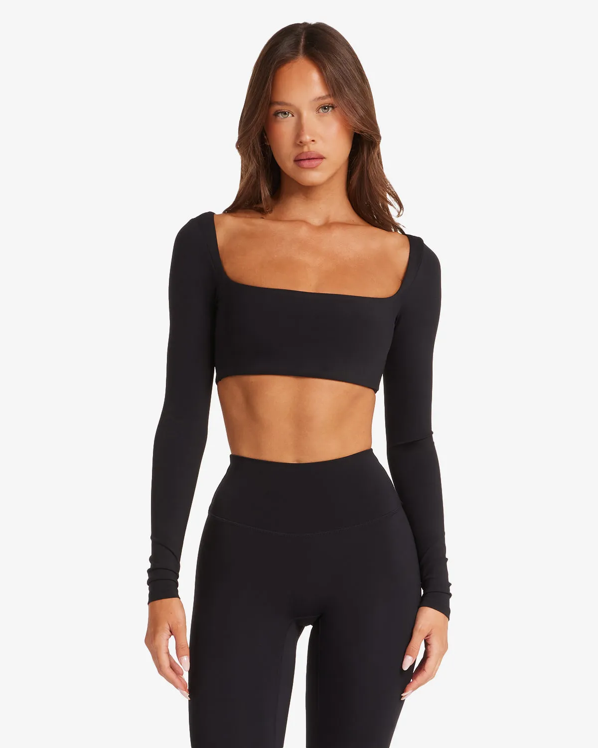Freedom Scoop Long Sleeve Crop | Black sold by CSB product image thumbnail 4