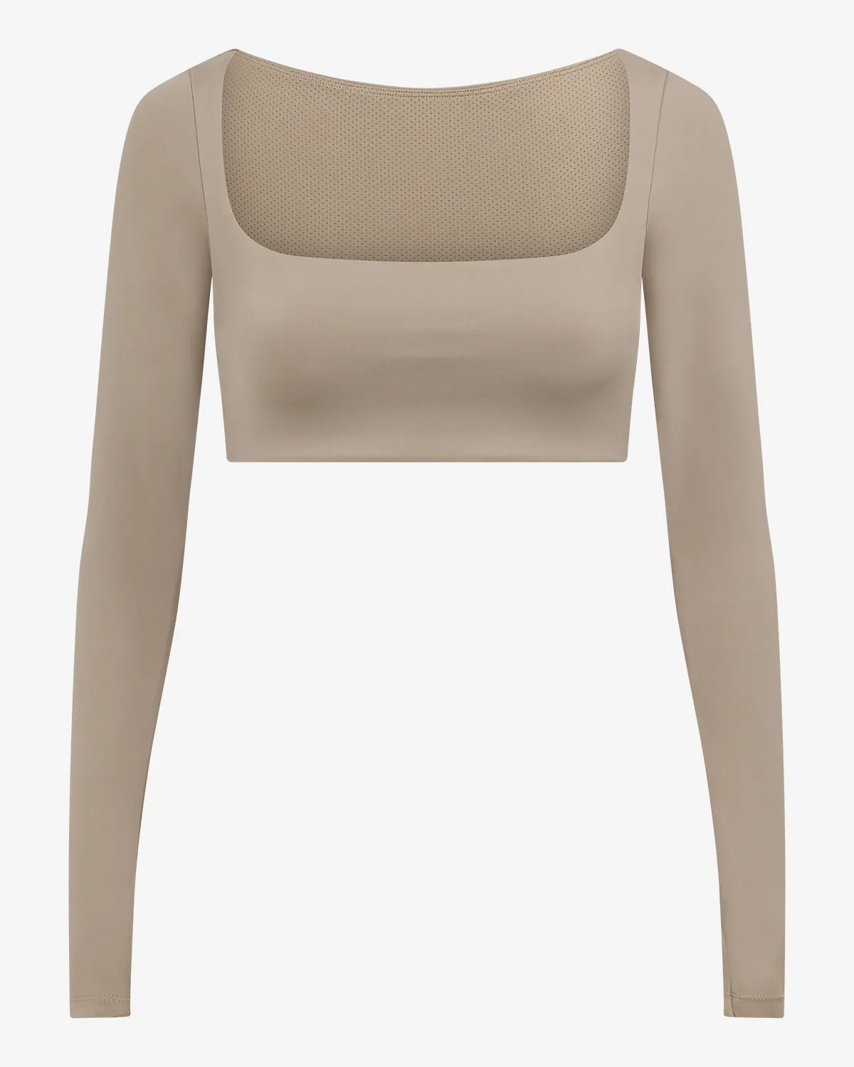 Freedom Scoop Long Sleeve Crop | Almond sold by CSB product image thumbnail 5