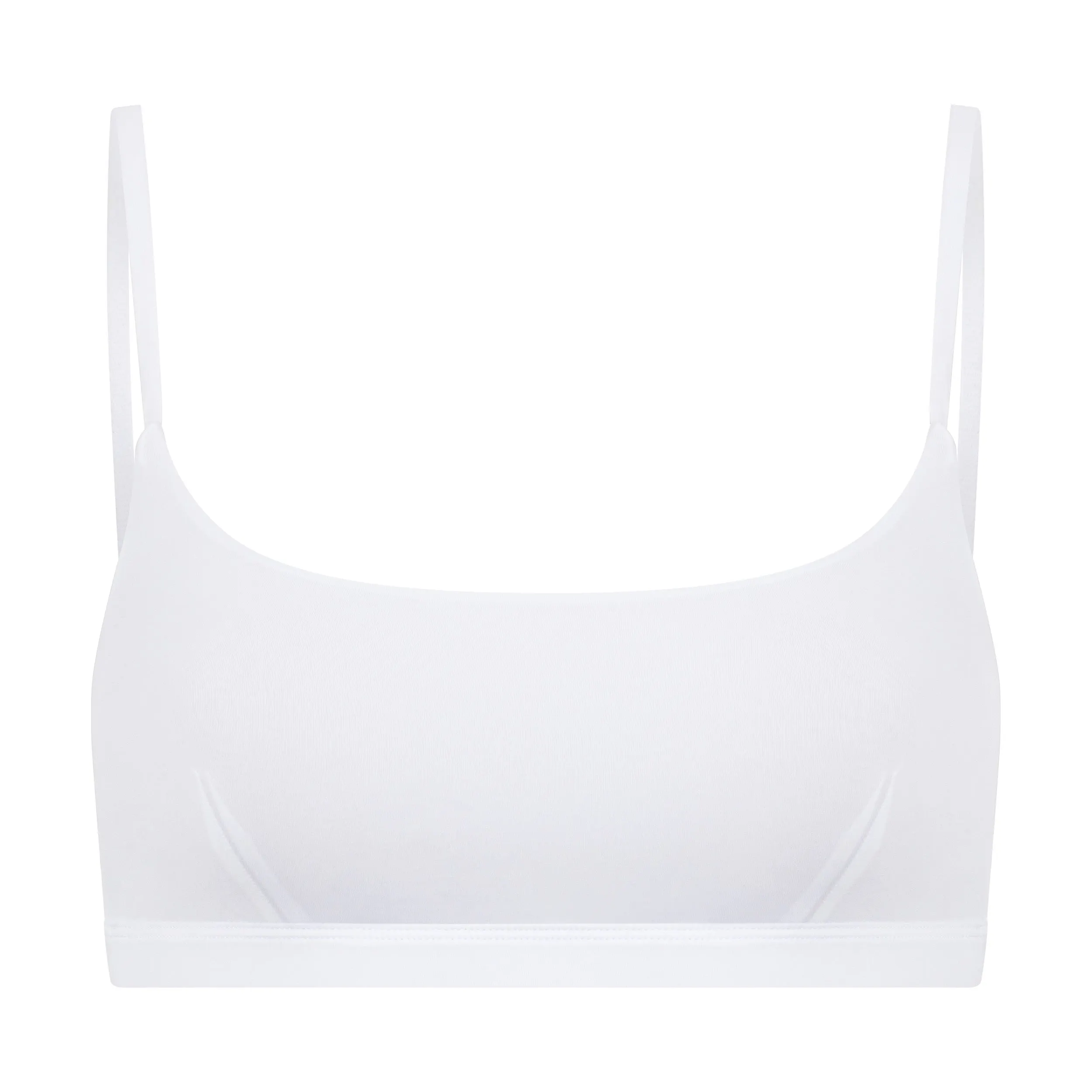 Scoop Neck Bralette | White sold by CSB product image thumbnail 4