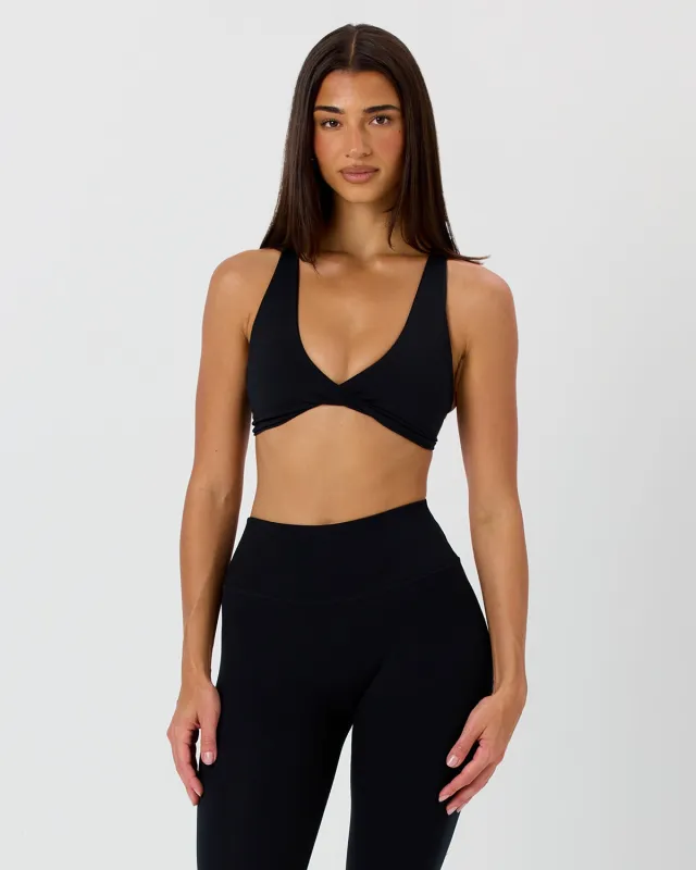 Serenity Sierra Crop | Black made by Crop Shop Boutique