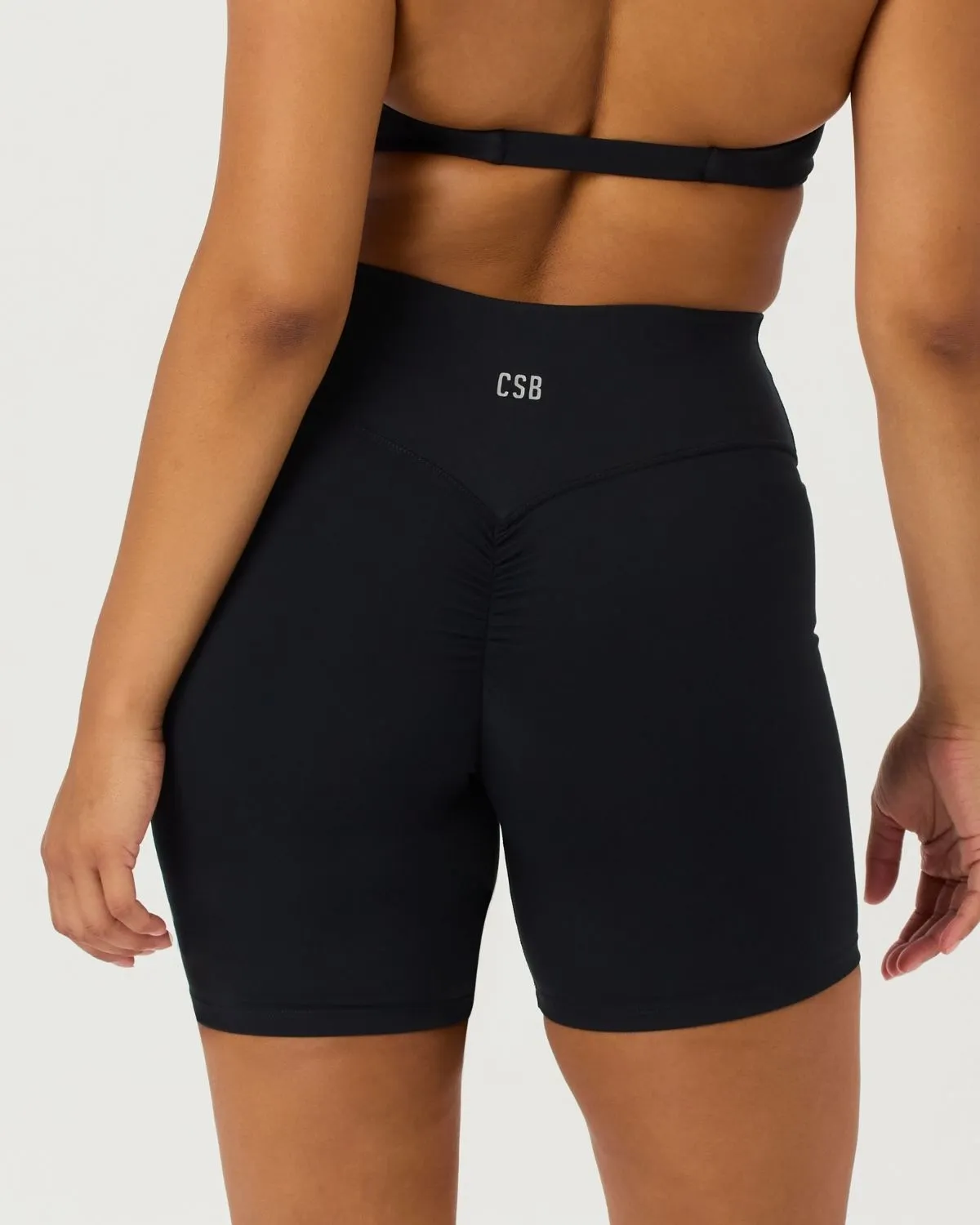 Serenity Scrunch Shorts 6" | Black sold by CSB product image thumbnail 3